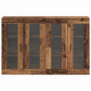 vidaXL Fali Szekrények 2 pcs Régi fa 69,5 x 34 x 90 cm Faanyag