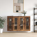 vidaXL Fali Szekrények 2 pcs Régi fa 69,5 x 34 x 90 cm Faanyag