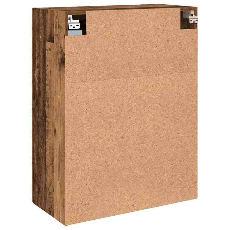 vidaXL Fali Szekrények 2 pcs Régi fa 69.5 x 34 x 90 cm Faanyag