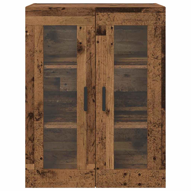 vidaXL Fali Szekrények 2 pcs Régi fa 69.5 x 34 x 90 cm Faanyag