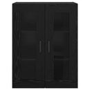 vidaXL Fali Szekrények 2 pcs Musta tammi 69,5 x 34 x 90 cm Faanyag