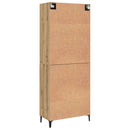 vidaXL Magasfiú 2 pcs Artisan tölgy 69,5 x 34 x 180 cm Faanyag