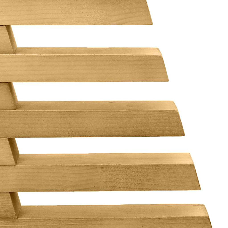 vidaXL Fából készült Karácsonyfa állvánnyal Barna 90 cm Tömör fenyőfa