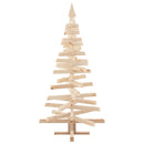 vidaXL Karácsonyfák állvánnyal Természetes 150 cm Tömör fenyőfa