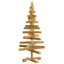 vidaXL Karácsonyfák állvánnyal Barna 90 cm Tömör fenyőfa