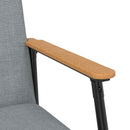 vidaXL karosszék Világosszürke 59 x 75 x 78 cm szövet