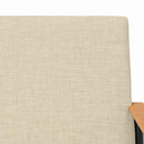 vidaXL karosszék Krém 59 x 75 x 78 cm szövet