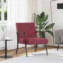 vidaXL karosszék Bordó 59 x 75 x 78 cm szövet