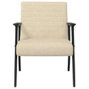 vidaXL karosszék Krém 59 x 75 x 78 cm szövet