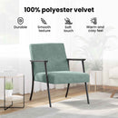 vidaXL karosszék Tengeri Zöld 59 x 75 x 78 cm Bársony