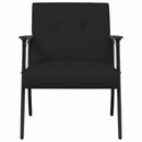 vidaXL karosszék Fekete 59 x 75 x 78 cm szövet