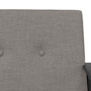 vidaXL karosszék Tópszínű 59 x 75 x 78 cm szövet