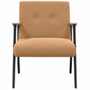 vidaXL karosszék Bézs 59 x 75 x 78 cm Göndör gyapjúhoz hasonló szövet