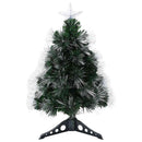 vidaXL Mű karácsonyfa 50 LED-del állvánnyal Zöld 64 cm PVC