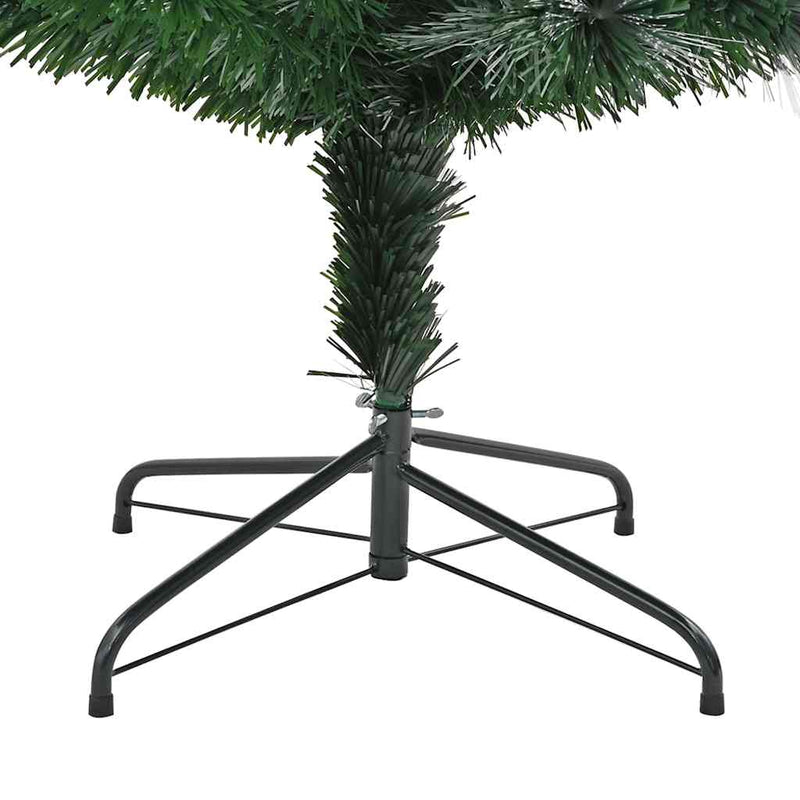vidaXL Mű karácsonyfa dekoratív vonós lámpákkal Zöld 240 cm PVC