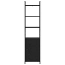vidaXL Könyvespolc Fekete tölgy 40 x 24 x 161 cm Faanyag