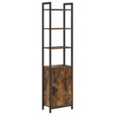 vidaXL Könyvespolc Füstölt tölgy 40 x 24 x 161 cm Faanyag