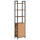 vidaXL Könyvespolc Füstölt tölgy 40 x 24 x 161 cm Faanyag