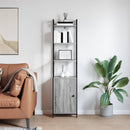 vidaXL Könyvespolc Szürke Sonoma 40 x 24 x 161 cm Faanyag