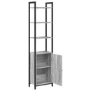 vidaXL Könyvespolc Szürke Sonoma 40 x 24 x 161 cm Faanyag