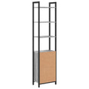 vidaXL Könyvespolc Szürke Sonoma 40 x 24 x 161 cm Faanyag