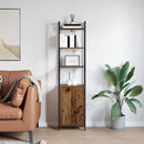 vidaXL Könyvespolc Öreg fa 40 x 24 x 161 cm Faanyag
