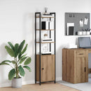 vidaXL Könyvespolc Artisan tölgy 40 x 24 x 161 cm Faanyag