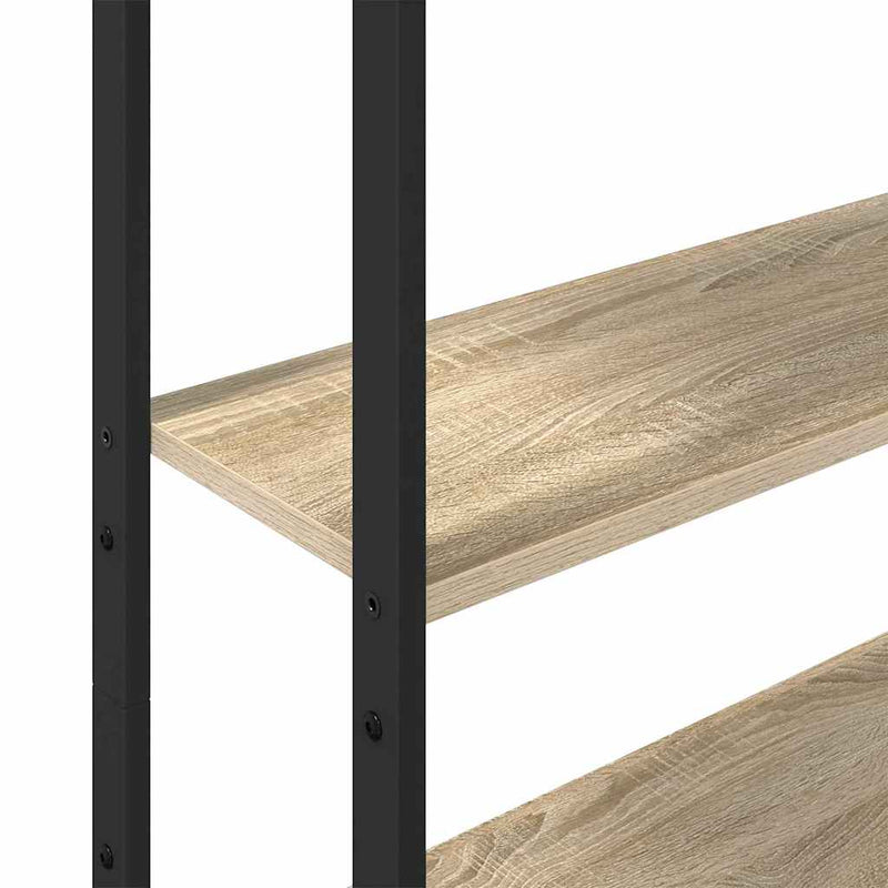 vidaXL Könyvespolc Sonoma tölgy 60 x 24 x 161 cm Faanyag