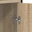 vidaXL Könyvespolc Sonoma tölgy 60 x 24 x 161 cm Faanyag