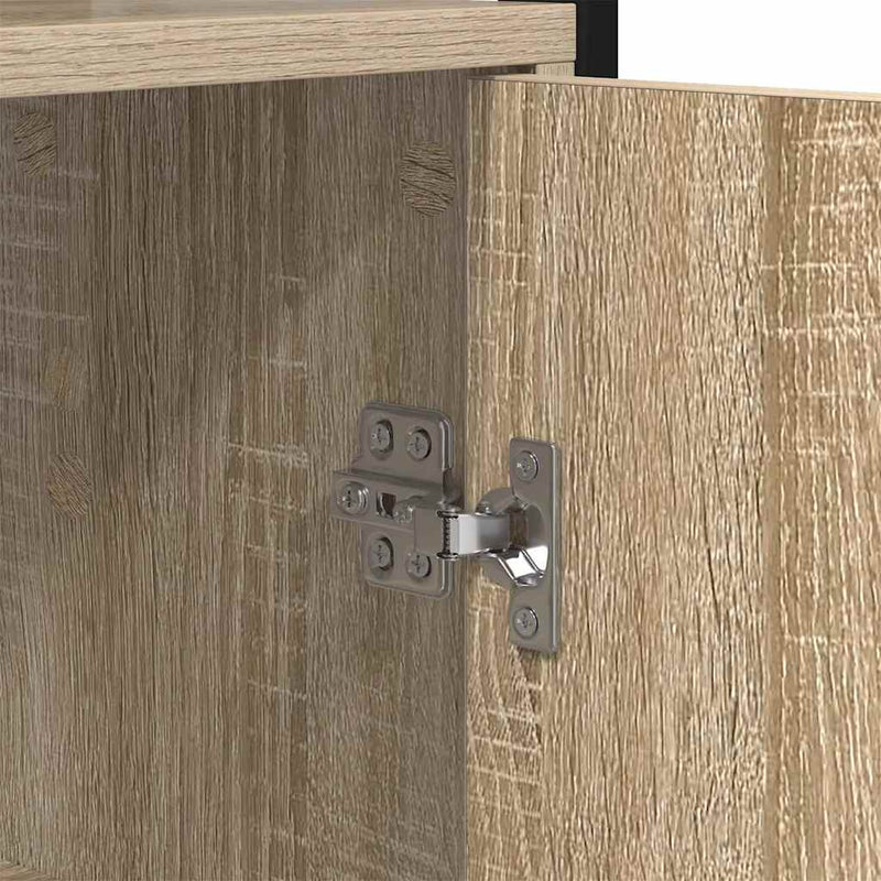 vidaXL Könyvespolc Sonoma tölgy 60 x 24 x 161 cm Faanyag