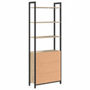 vidaXL Könyvespolc Sonoma tölgy 60 x 24 x 161 cm Faanyag