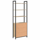 vidaXL Könyvespolc Sonoma tölgy 60 x 24 x 161 cm Faanyag