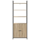 vidaXL Könyvespolc Sonoma tölgy 60 x 24 x 161 cm Faanyag