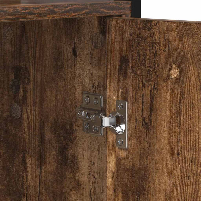 vidaXL Könyvespolc Füstölt tölgy 60 x 24 x 161 cm Faanyag