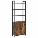 vidaXL Könyvespolc Füstölt tölgy 60 x 24 x 161 cm Faanyag