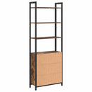 vidaXL Könyvespolc Füstölt tölgy 60 x 24 x 161 cm Faanyag