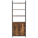 vidaXL Könyvespolc Füstölt tölgy 60 x 24 x 161 cm Faanyag