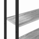 vidaXL Könyvespolc Szürke Sonoma 60 x 24 x 161 cm Faanyag