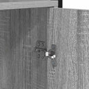 vidaXL Könyvespolc Szürke Sonoma 60 x 24 x 161 cm Faanyag