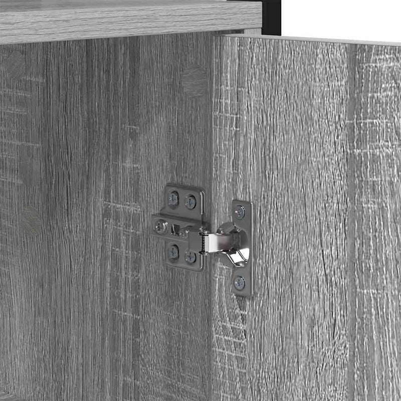 vidaXL Könyvespolc Szürke Sonoma 60 x 24 x 161 cm Faanyag