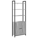 vidaXL Könyvespolc Szürke Sonoma 60 x 24 x 161 cm Faanyag