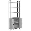 vidaXL Könyvespolc Szürke Sonoma 60 x 24 x 161 cm Faanyag