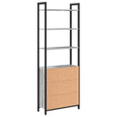 vidaXL Könyvespolc Szürke Sonoma 60 x 24 x 161 cm Faanyag