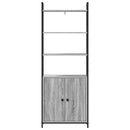 vidaXL Könyvespolc Szürke Sonoma 60 x 24 x 161 cm Faanyag