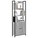 vidaXL Könyvespolc Szürke Sonoma 60 x 24 x 161 cm Faanyag