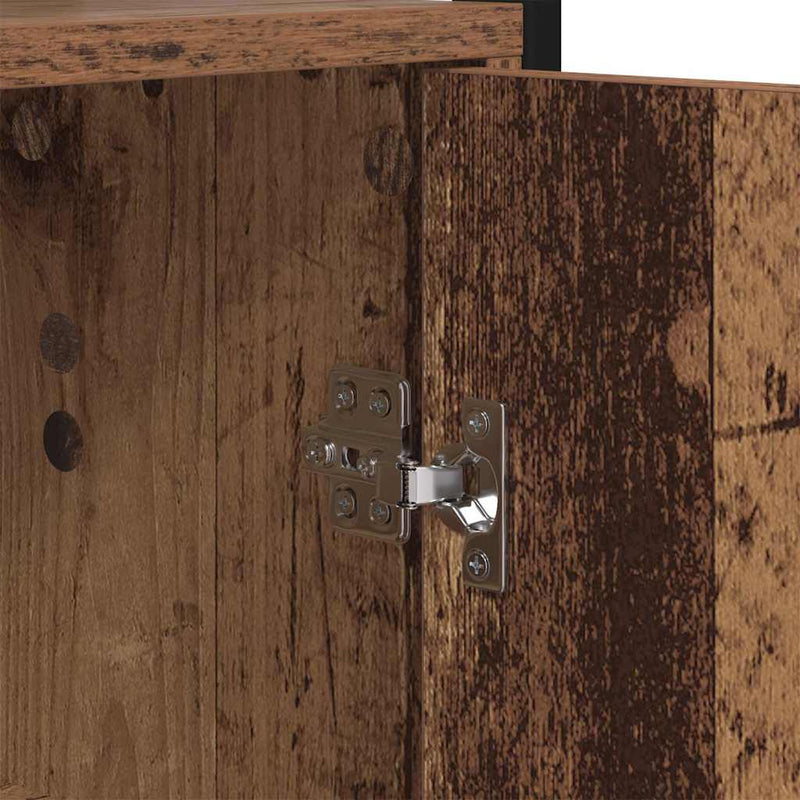 vidaXL Könyvespolc Öreg fa 60 x 24 x 161 cm Faanyag