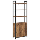 vidaXL Könyvespolc Öreg fa 60 x 24 x 161 cm Faanyag