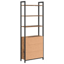 vidaXL Könyvespolc Öreg fa 60 x 24 x 161 cm Faanyag