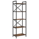 vidaXL Könyvespolc Füstölt tölgy 56 x 34 x 171 cm Faanyag