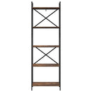 vidaXL Könyvespolc Füstölt tölgy 56 x 34 x 171 cm Faanyag